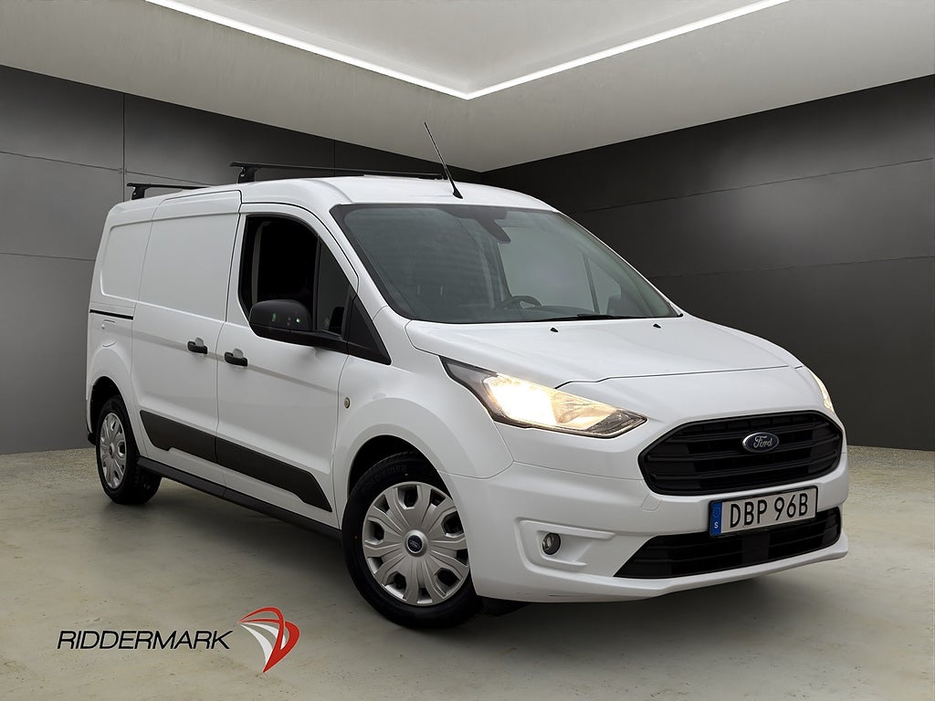 Ford Transit Connect LWB Värmare Drag B-Kamera CARPLAY Moms