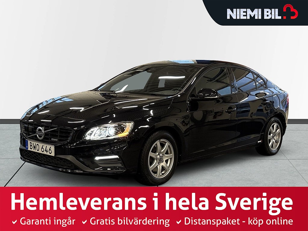 Volvo S60 Polestar Opt T6 AWD Black R-Des S&V/Skinn/Taklucka