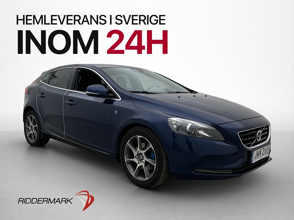 Volvo V40 Ocean Race D2 120hk Värmare Farthållare Bluetooth
