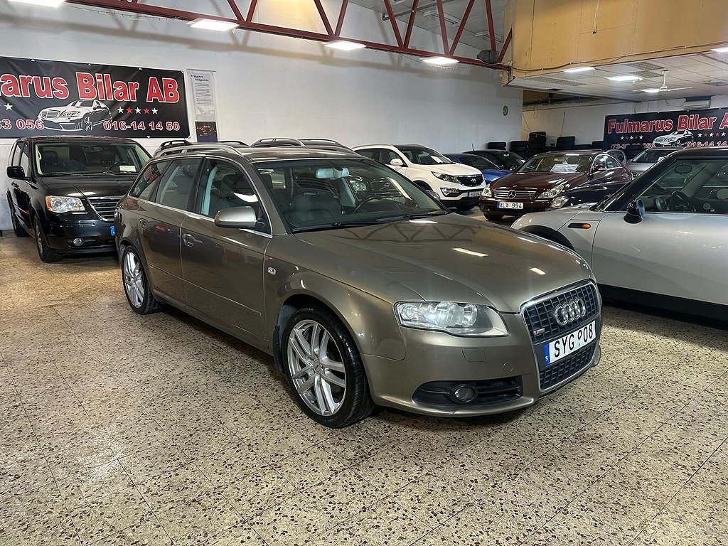 Audi A4 2.0 TFSI Quattro S-Line Ny Besiktigad 200hk