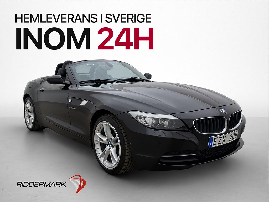 BMW Z4 sDrive20i 184hk Skinn Sensorer Svensksåld