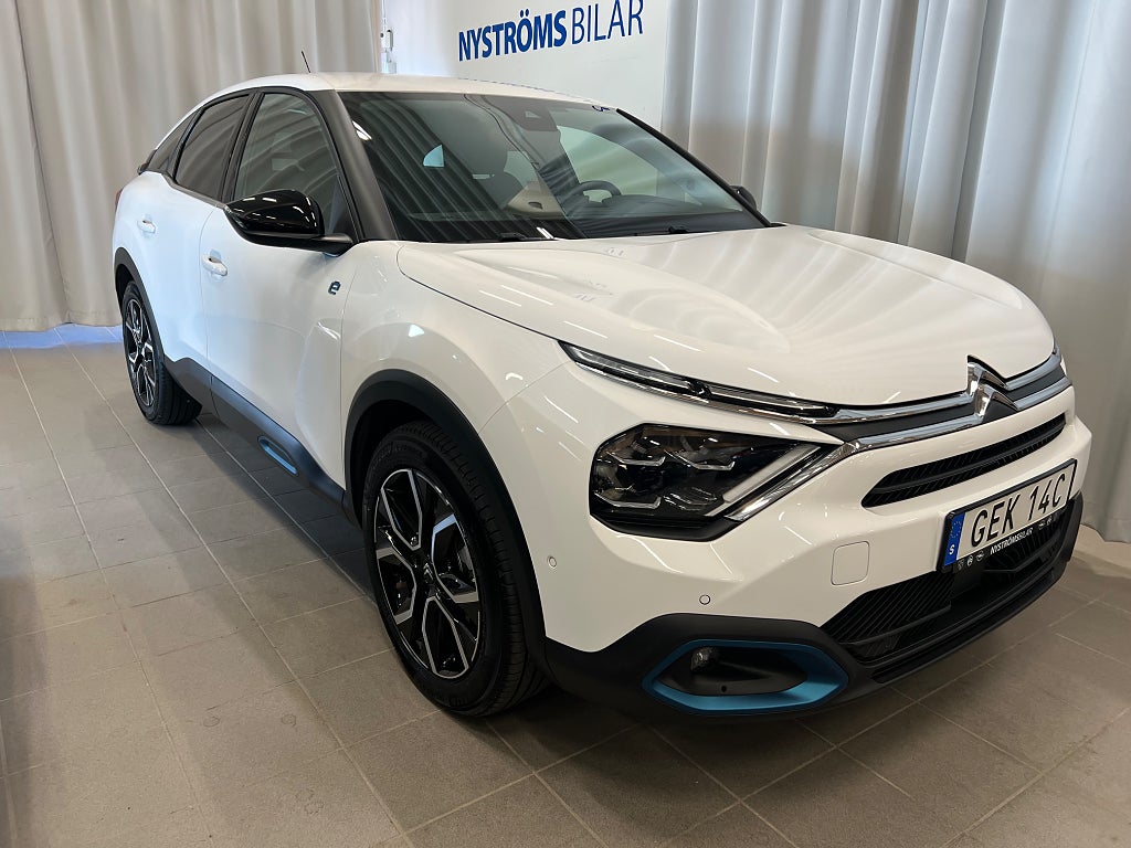 Citroën e-C4 C4 Shine Electric 136 hk 50Kwh Nybilsgaranti thumbnail