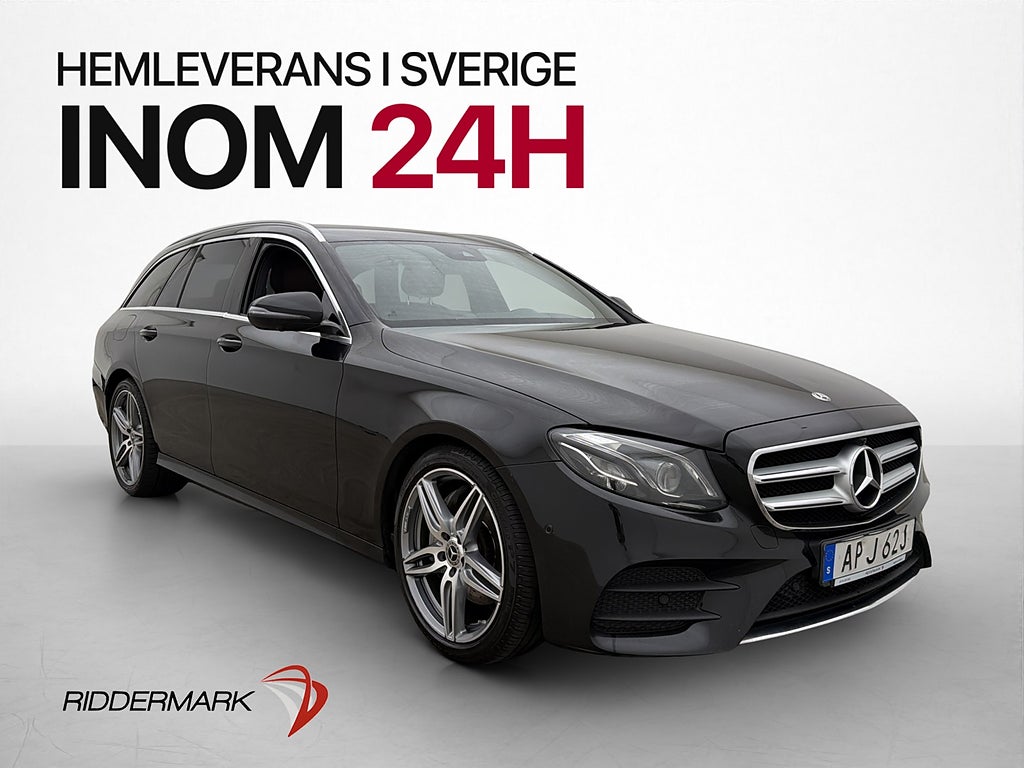 Mercedes-Benz E300 245hk AMG Cockpit Wide 360° Skinn Drag