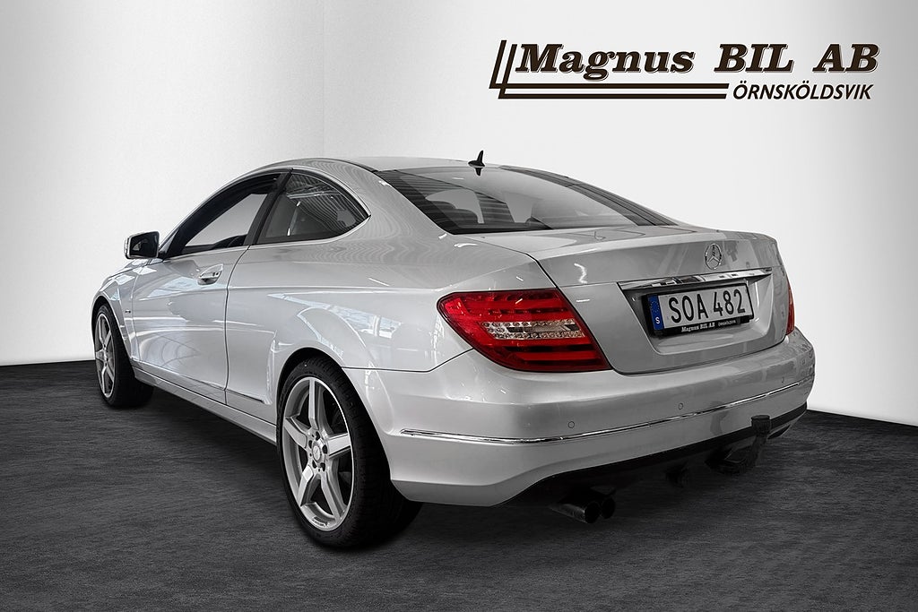 Mercedes-Benz C 180 Coupé Aut Drag P-sensor SV-SÅLD Sportstolar  miniatyr 4