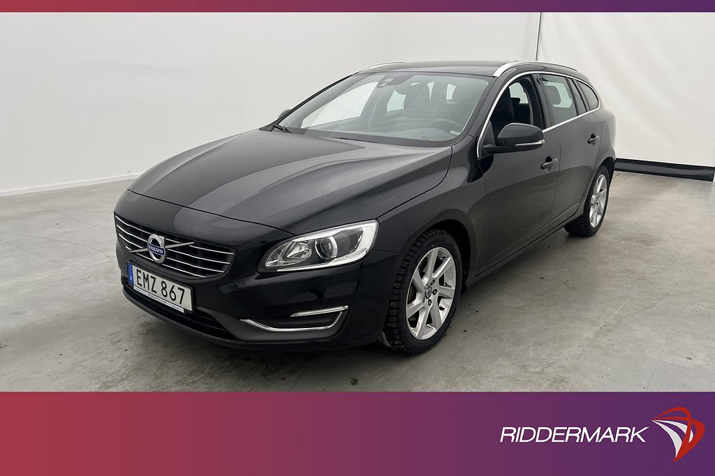 Volvo V60 D4 AWD 181hk Summum VOC Värm Navi Sensorer Skinn