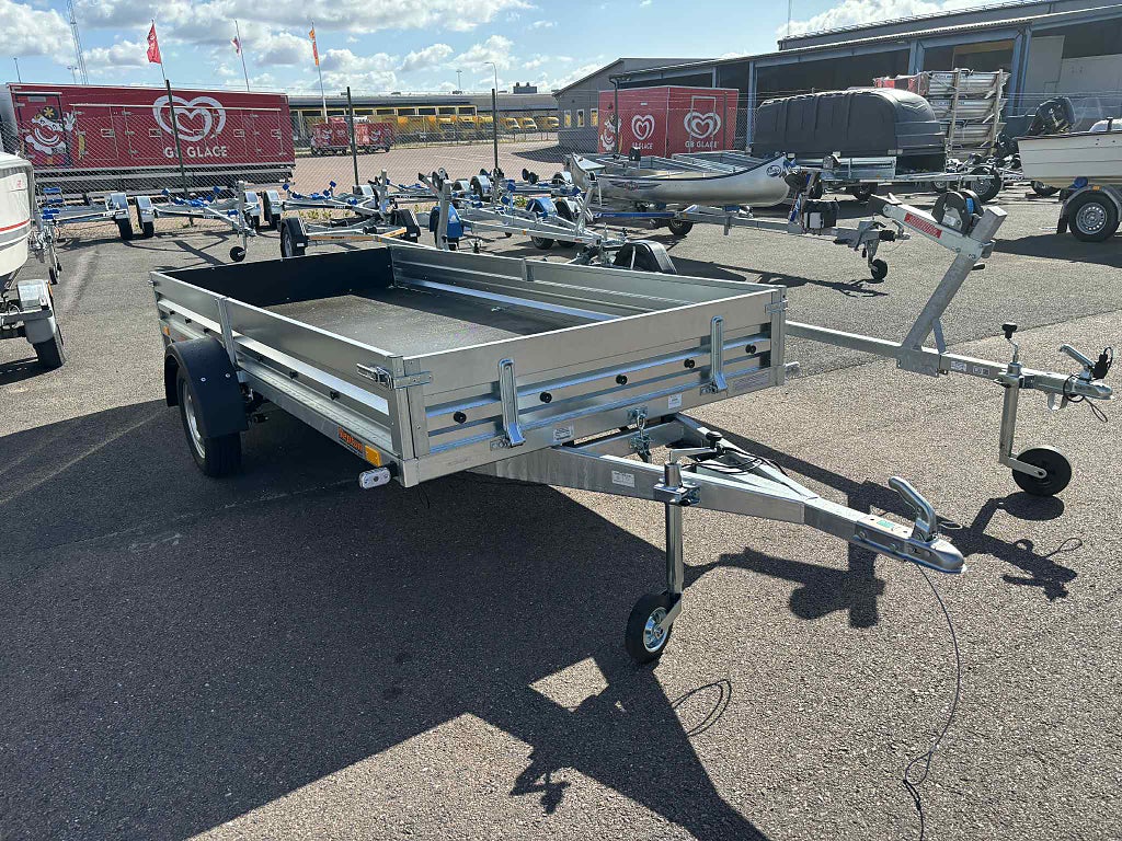 Neptun flakvagn 345X168 CM 80 km/h obromsad - släpvagn 