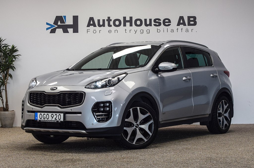Kia Sportage 2.0 CRDi AWD 185HK GT-Line Drag Skinn B-Kamera 