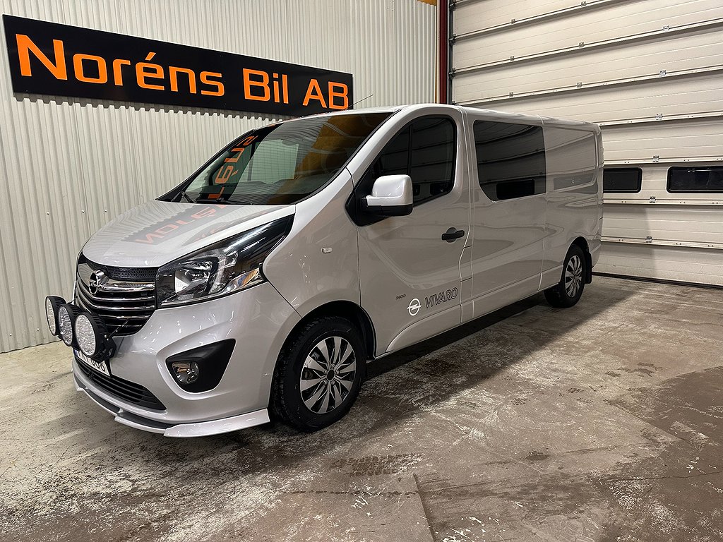 Opel Vivaro 1.6 CDTI 145Hk PREMIUM 6-SITSIG DUBBELHYTT!!