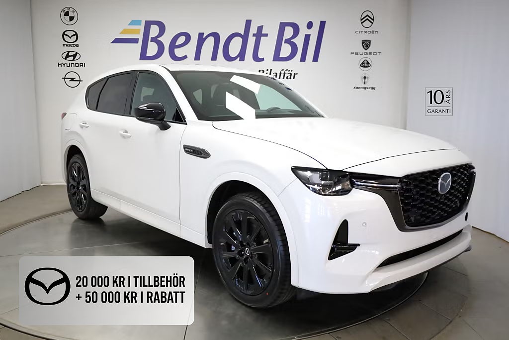 Mazda CX-60 PHEV Homura | CoSo | 3.99% RÄNTA & Vinterhjulskampanj