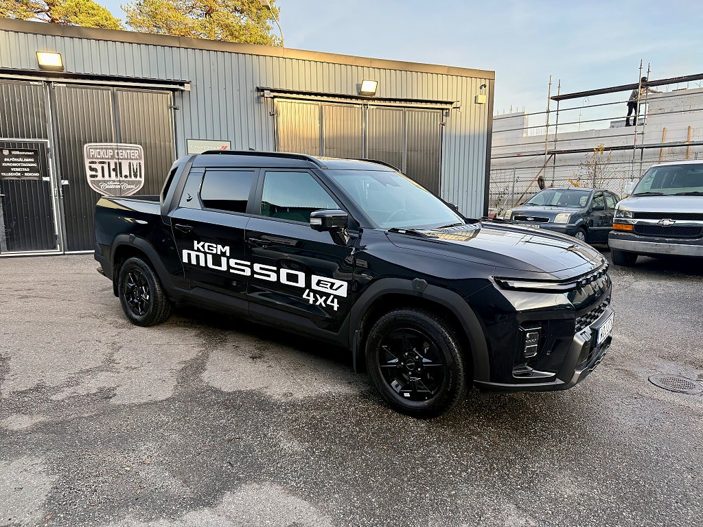 KGM Musso EV 4x4 Blackline 80,6kwh inkl vagnskadegaranti