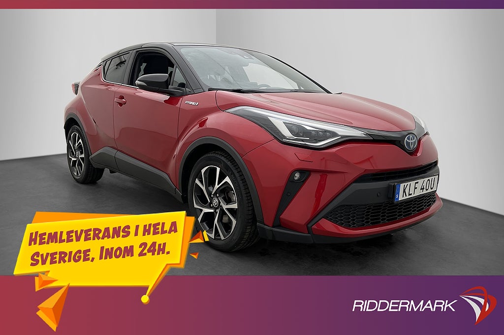 Toyota C-HR Hybrid 184hk X-Edition JBL Kamera CarPlay Skinn