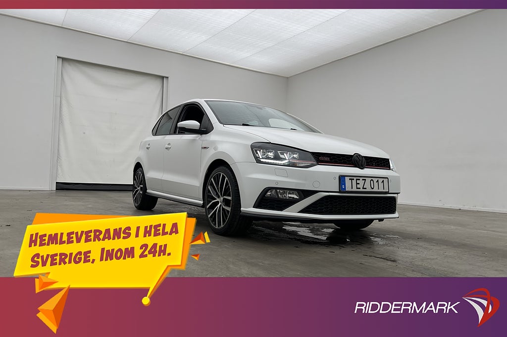 Volkswagen Polo GTI 192hk Sportstolar P-Sensorer Bluetooth