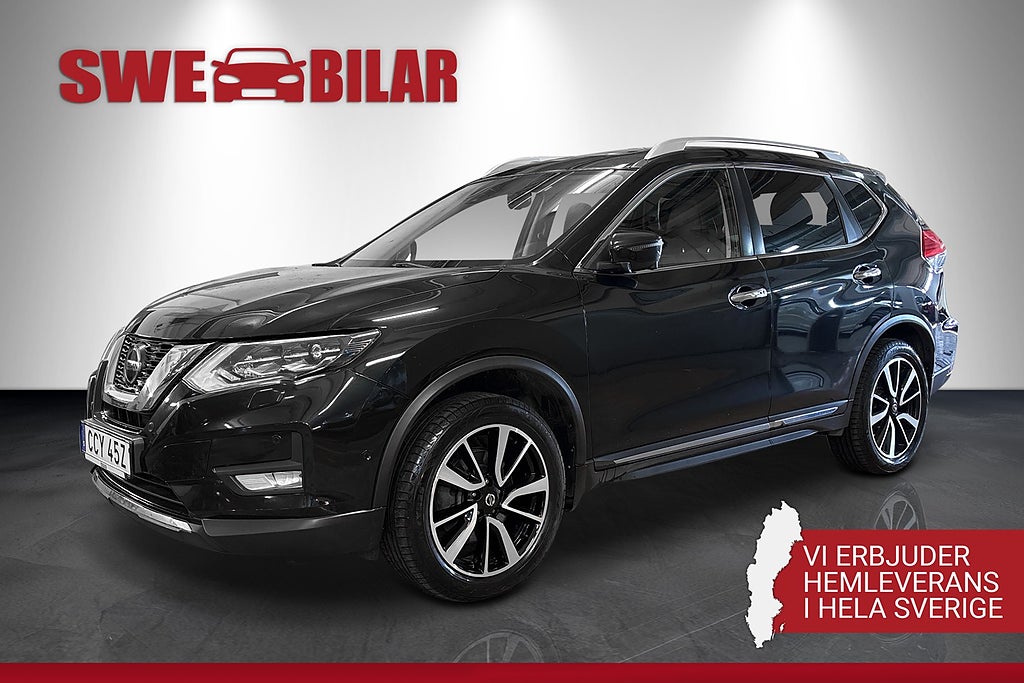 Nissan X-Trail 1.3 DIG-T DCT 7-SITS PANO-TAK NAVI 360-Kam FULLSERVAD 