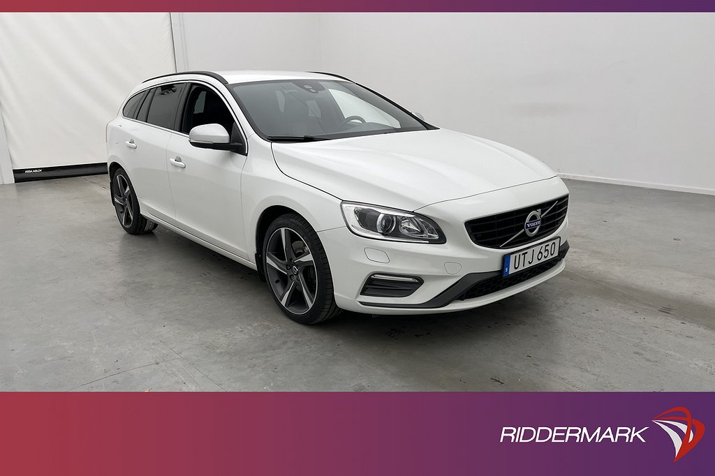 Volvo V60 D4 AWD 190hk R-Design VOC Värmare Sensorer Drag