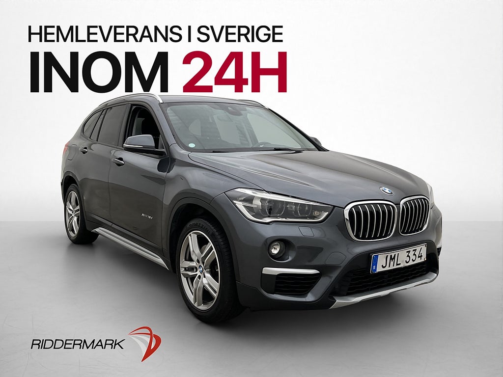 BMW X1 xDrive18d 150hk X-Line Drag P-sensorer Farthållare