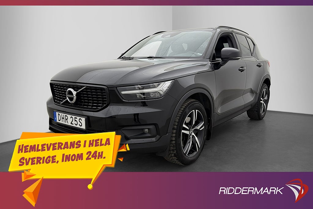 Volvo XC40 T4 AWD 190hk R-Design VOC Navi Skinn Dragkrok
