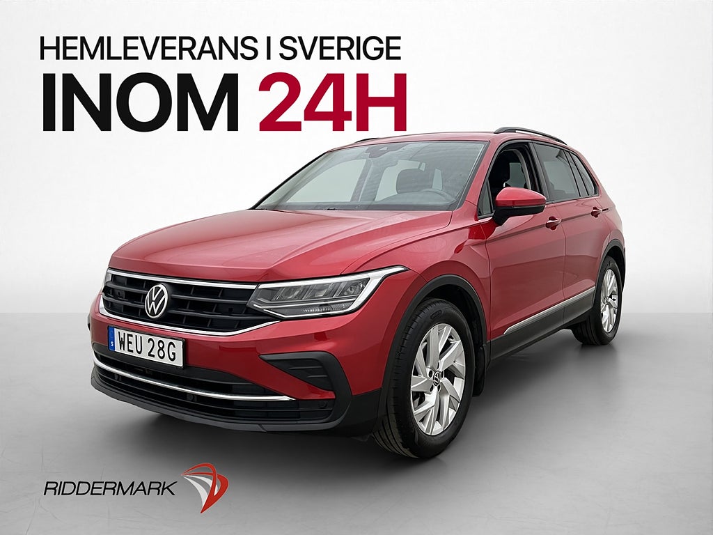 Volkswagen Tiguan 1.5 TSI 1 Brukare Kamera Värmare Drag