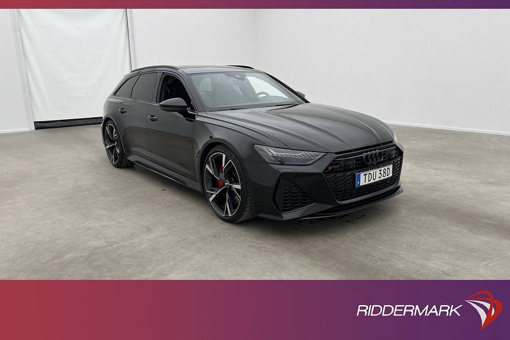 Audi RS6 Avant 600hk Pano RS-Avgas B&O Dynamic-Chassi Drag