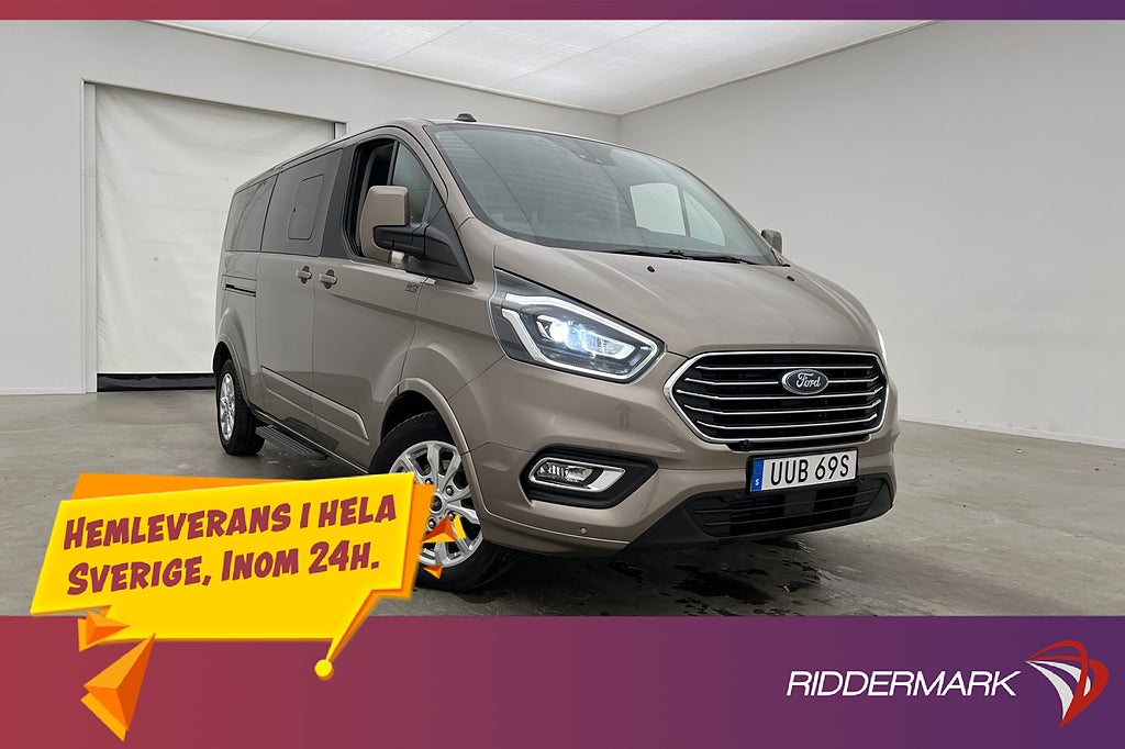 Ford Tourneo Custom Titanium Lång Värmare Drag B-Kamera Moms