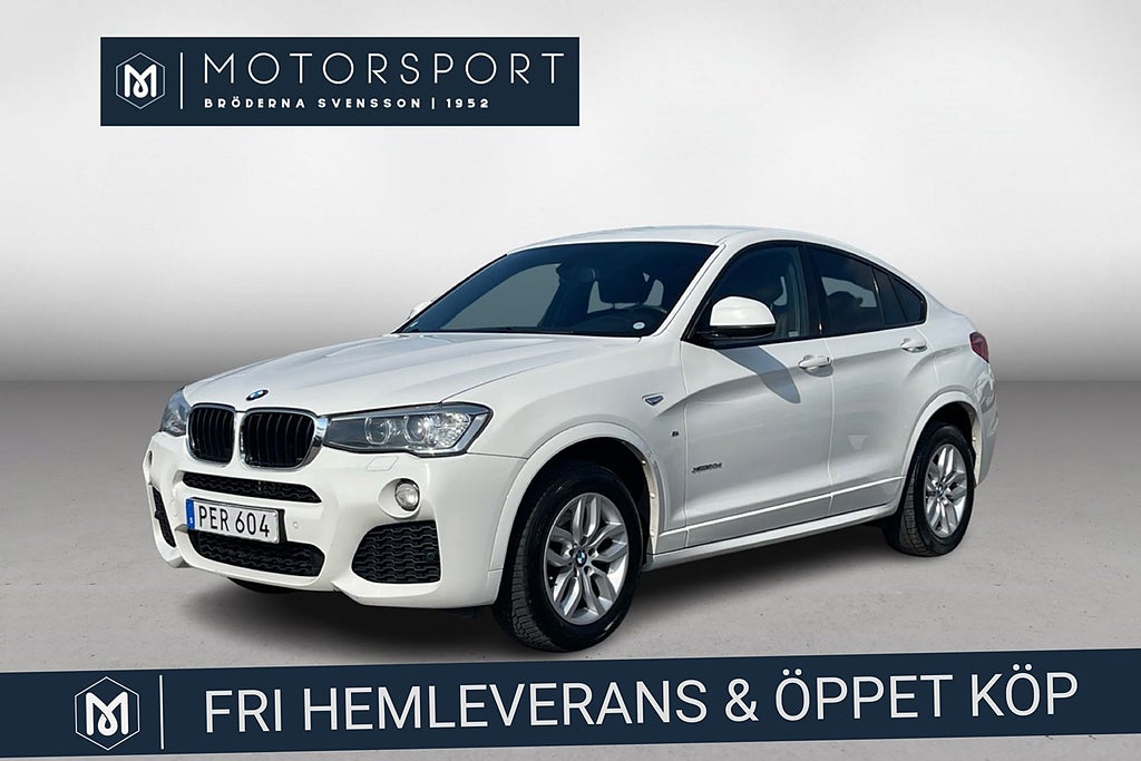 BMW X4 xDrive20d Aut M Sport Navi Farthållare Värmare Drag