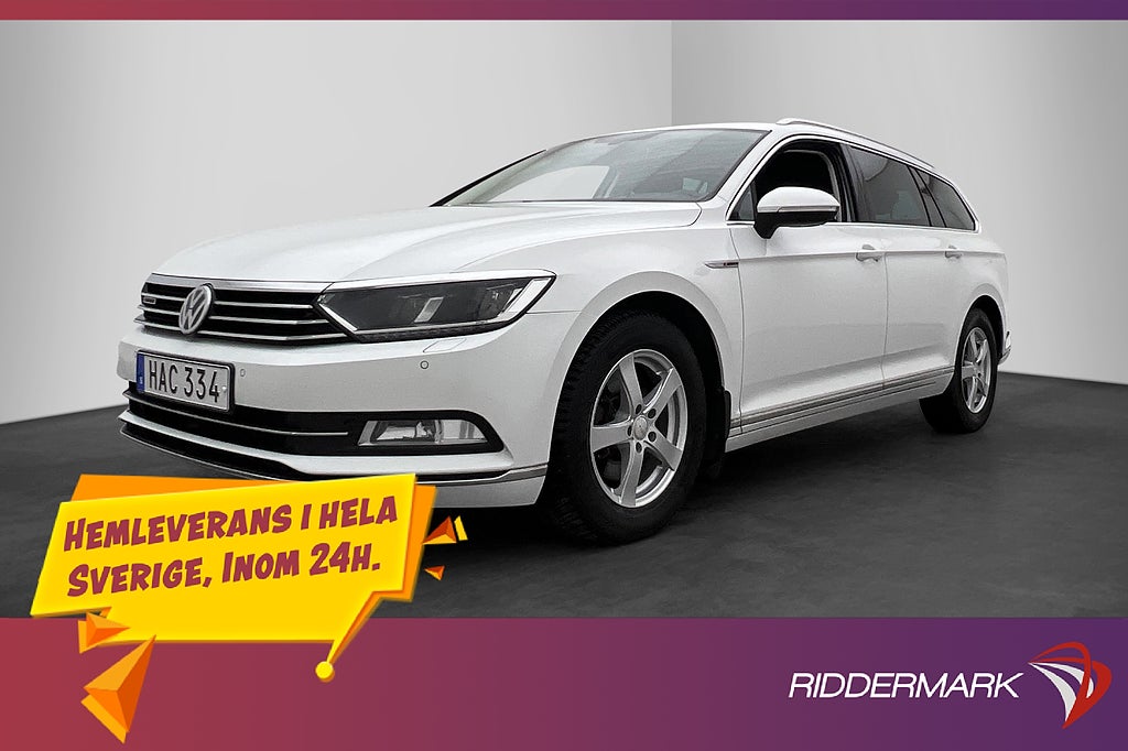 Volkswagen Passat TDI 4M Värmare Dragkrok Kamera CarPlay