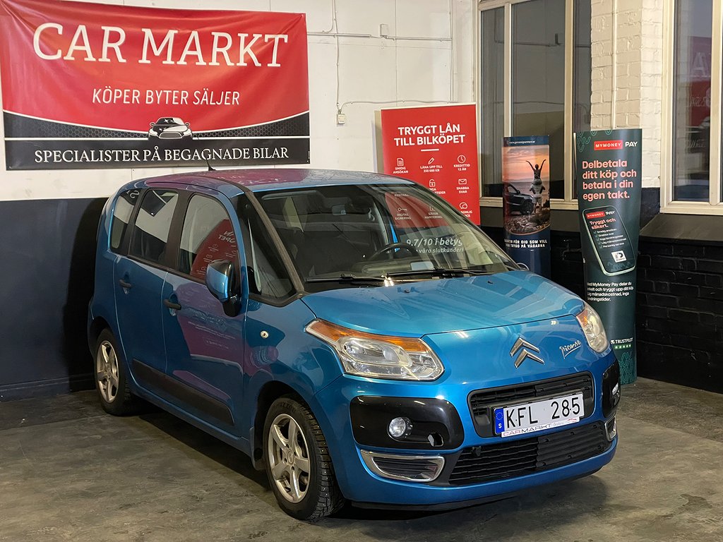 Citroën C3 Picasso 1.6 HDiF Euro 4 Nybesiktigad / Dragkrok