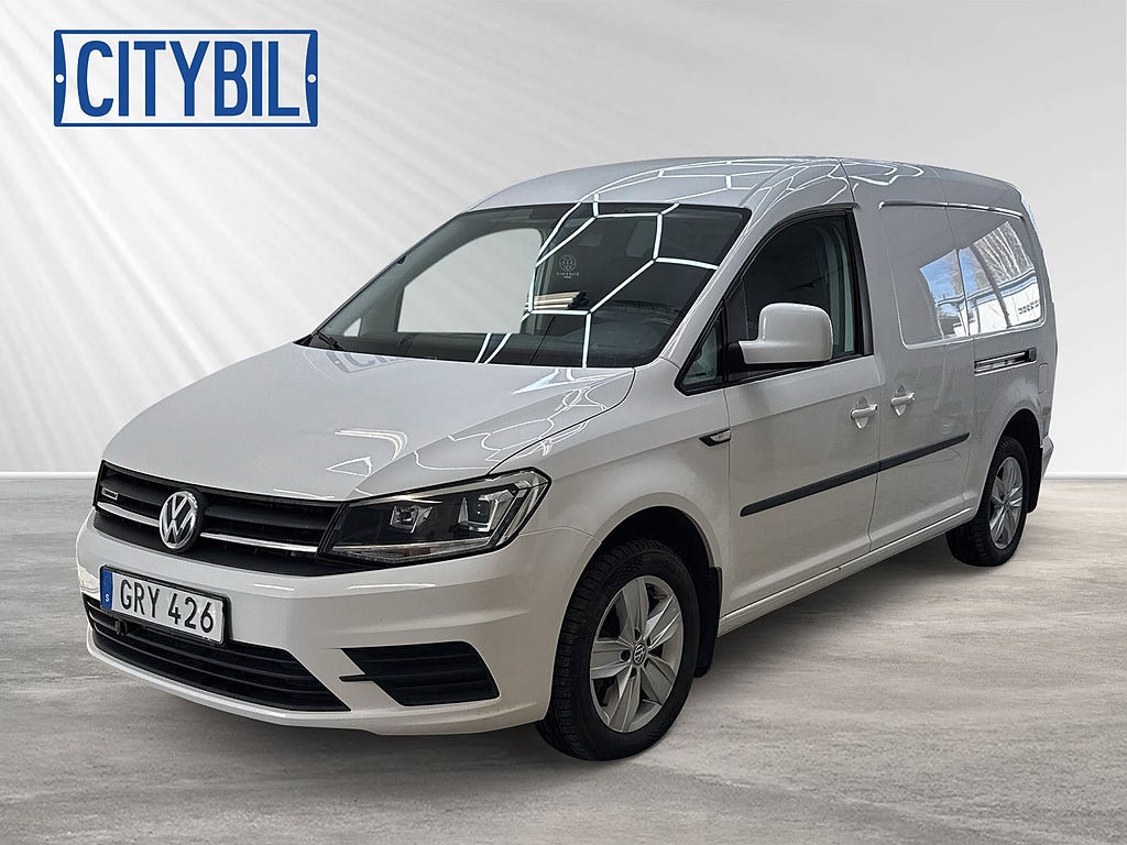 Volkswagen Caddy Maxi Skåp 2.0 TDI Aut 150hk 4Motion 2 skjutdörr Drag+Värmare