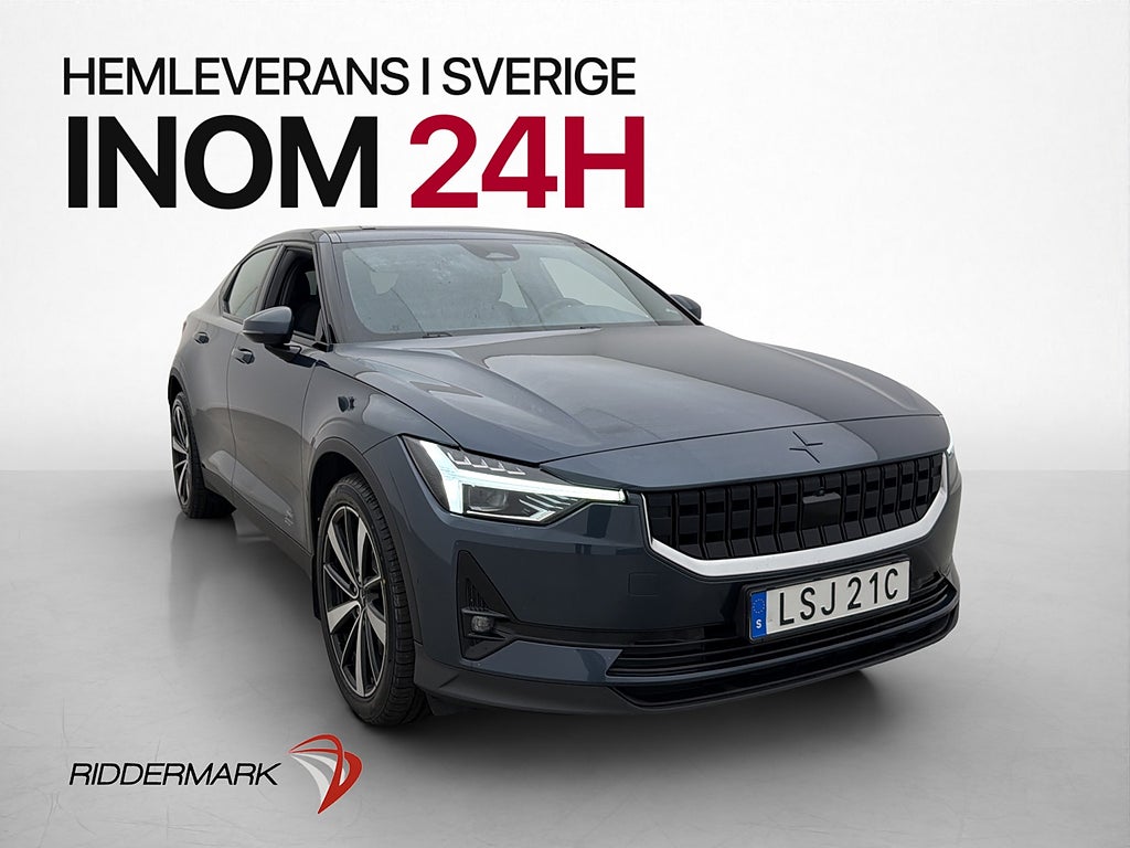 Polestar 2 Long Range 231hk Drag BLIS Pano 360° Navi