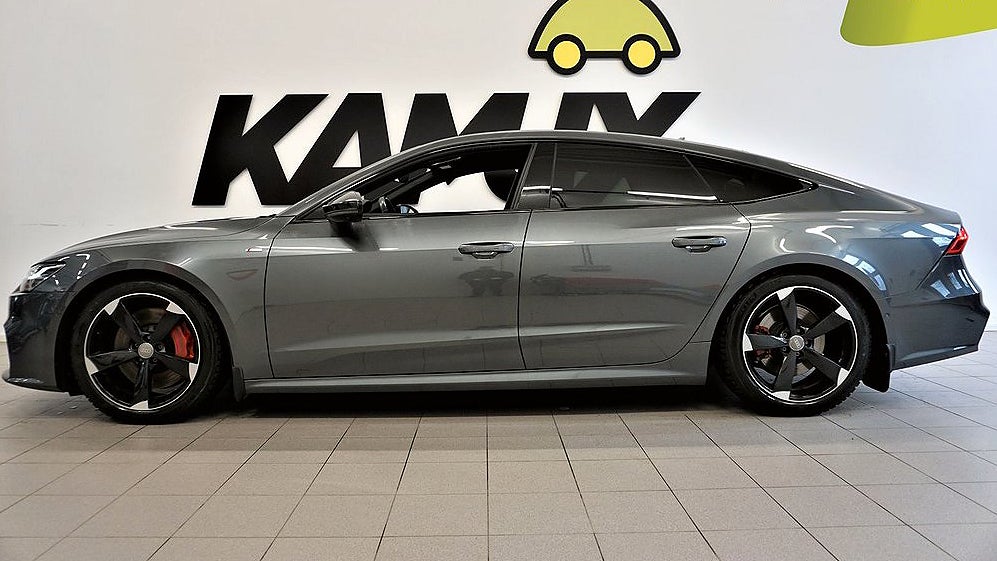 Audi A7 har en V6-motor på 340 hästkrafter. 