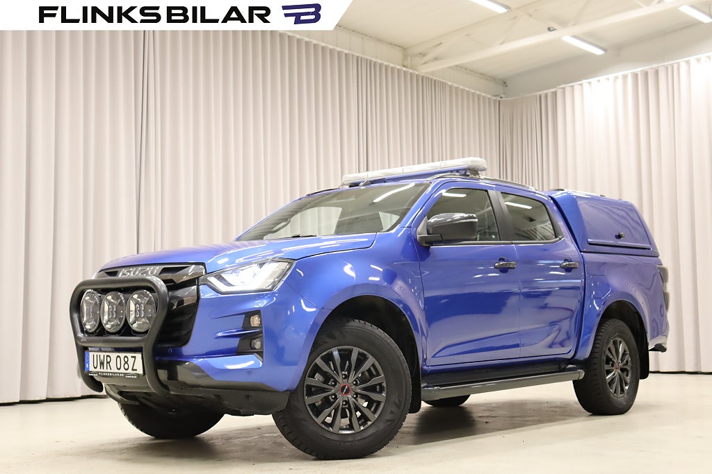 Isuzu D-Max 163HK Automat|Kåpa|Frontbåge|Drag|Värmare|SeUtr!