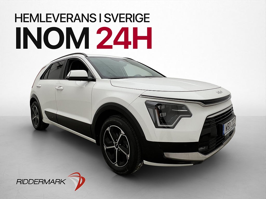 Kia Niro Hybrid 141hk Action Kamera Navi Halvskinn CarPlay