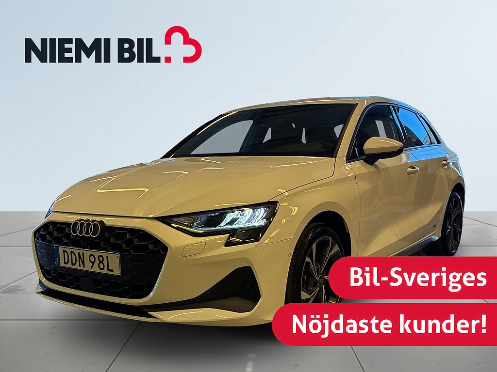 Audi A3 Sportback MOMS/S&Vdäck/Kamera/Psens/Adaptiv farthållare