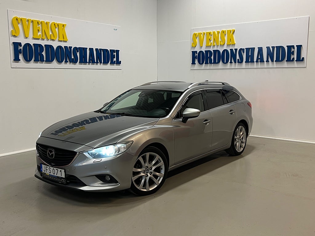 Mazda 6 Wagon 2.2 SKYACTIV-D 175HK Exclusive Automat Dragkrok 