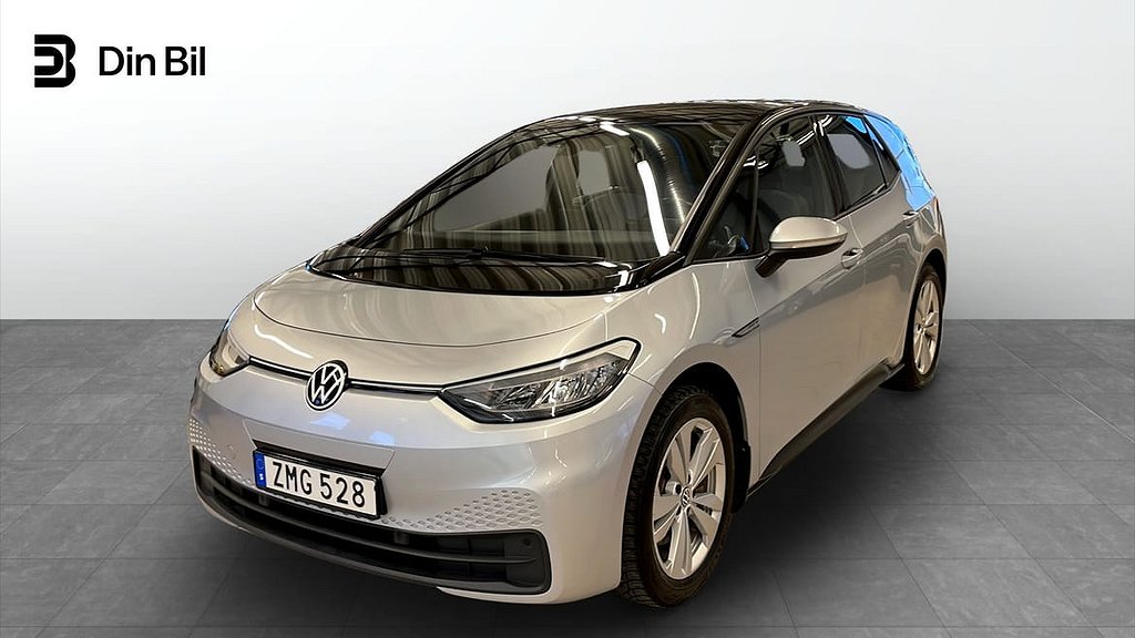 Volkswagen ID.3 Pro S PRO S 150/77 Stora batteriet Rattvärme 204 hk