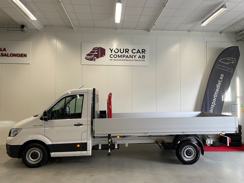 Volkswagen crafter 177hk Kranbil Maxilift ML110.3 L4 Flak /3 ÅRS GARANTI!