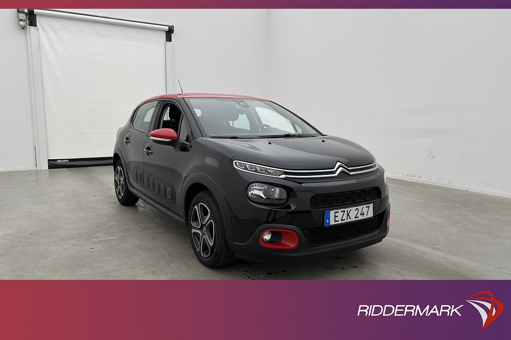 Citroën C3 1.2 VTi 83hk Feel Sensorer Farthållare Låg Skatt