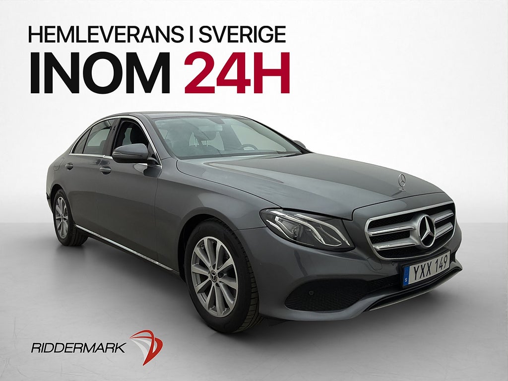 Mercedes-Benz E 200 9G 184hk Avantgarde Kamera Skinn Navi