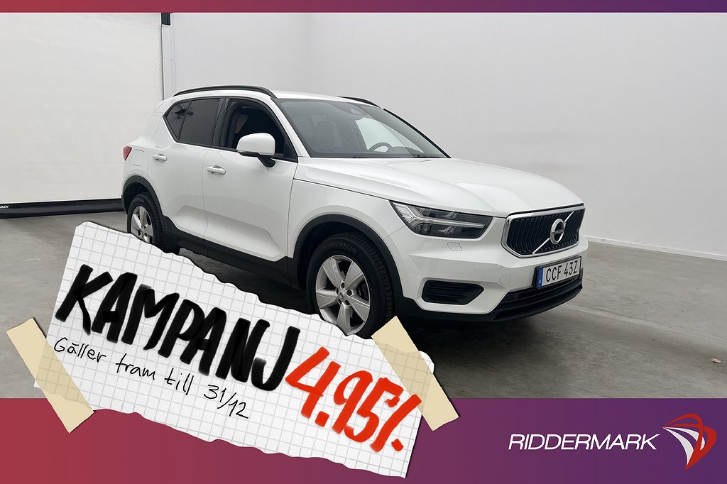 Volvo XC40 T3 156hk Kinetic VOC Värm Sensor 4,95% Ränta