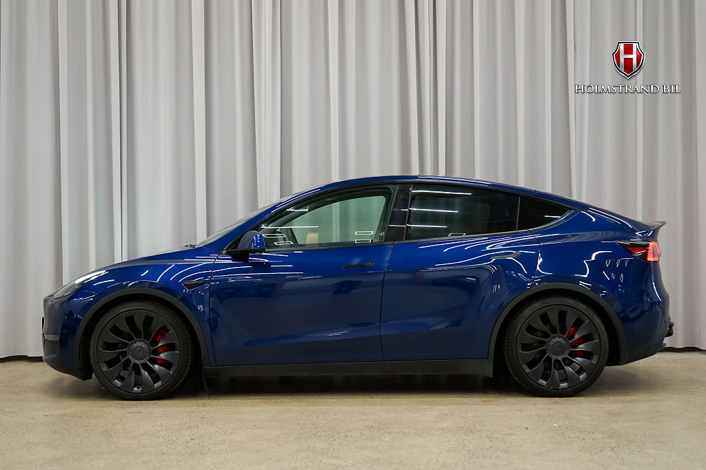 Tesla Model Y Performance 534hk Drag Värmepump Rattvärme MOMS Turbin