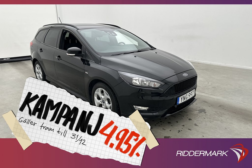 Ford Focus 1.0 ST-Line M-Värm Kamera Rattvärme 4,95% Ränta