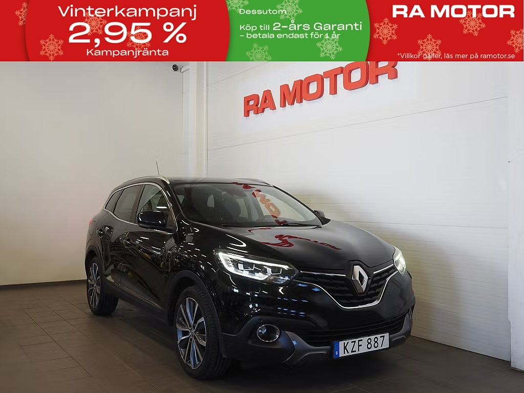 Renault Kadjar 1.5 dCi 110hk Bose Edition 4x2 Navi Kamera 2017