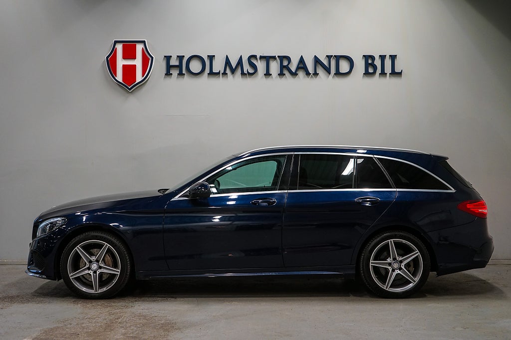 Mercedes-Benz C 220 T d 170hk AMG Line Drag Skinn GPS 