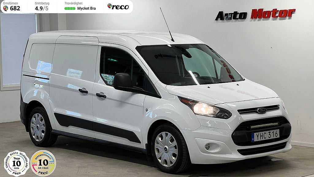Ford Transit Connect 120hk L2 Automat Dubbeldörr/D-värmare/Moms