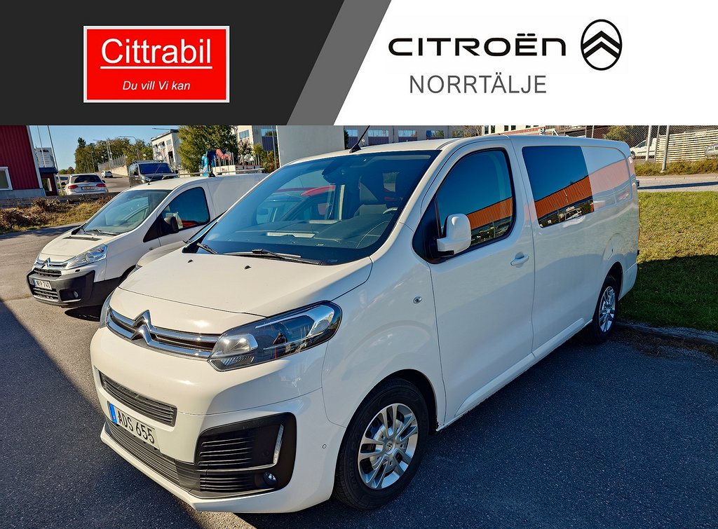 Citroën Jumpy Crew Cab L3 ProPack 180hk Aut Värmare Leasebar