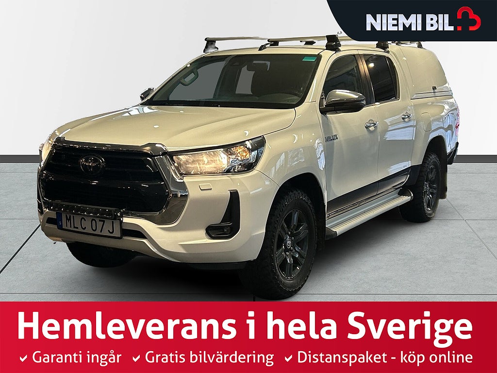 Toyota Hilux Dubbelhytt 2.4 AWD Hero MOMS/MoK/Dvärm/Kåpa/Drag/Kamera