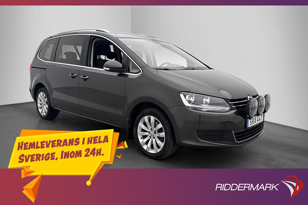 Volkswagen Sharan TDI 4M 140hk 7-Sits D-Värmare Kamera Drag
