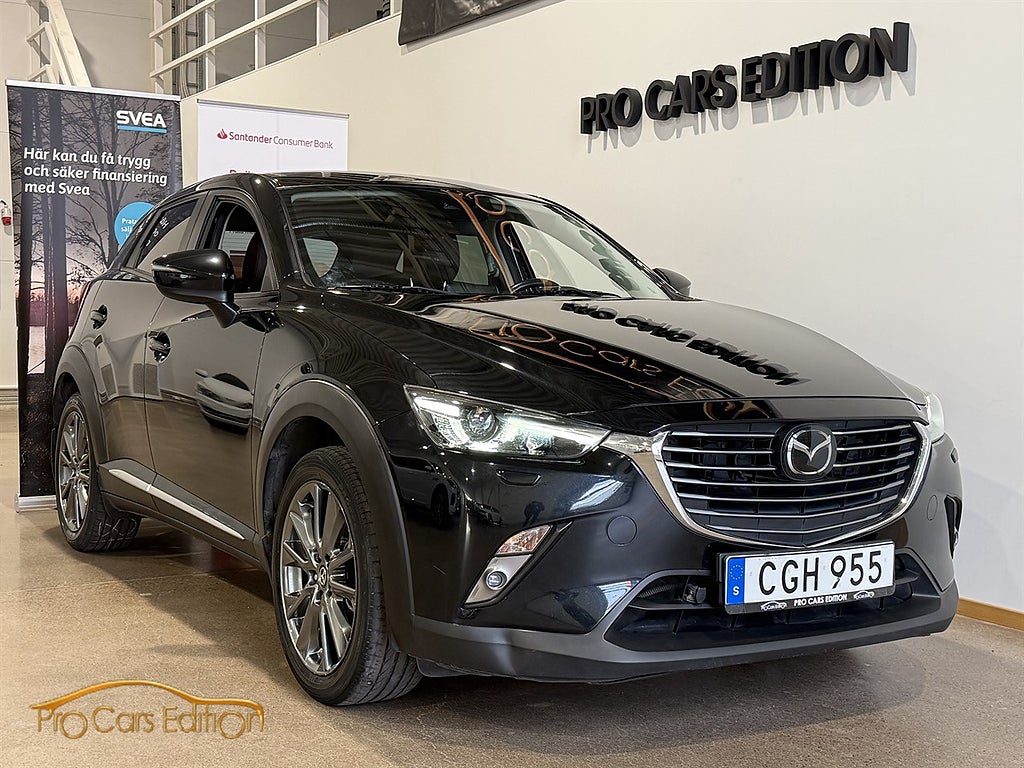 Mazda CX-3 2.0 AWD| Auto | 150hk | 1 ägare | B-kam | Drag |