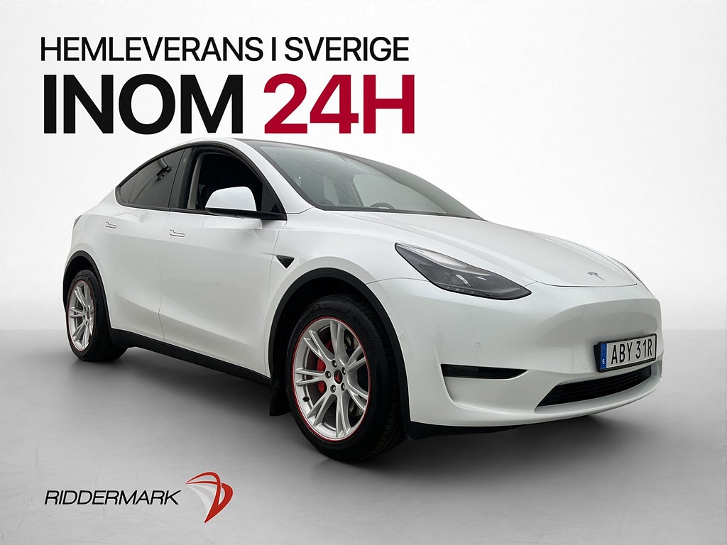 Tesla Model Y Long Range AWD Drag Pano Autopilot P-Sensorer