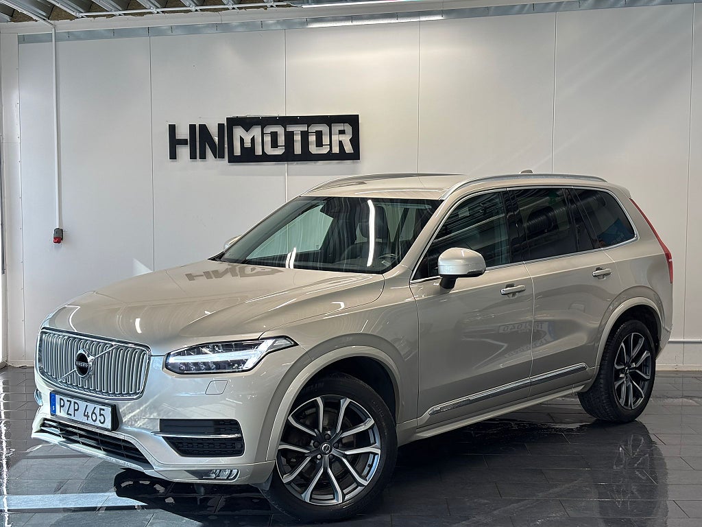 Volvo XC90 D5 AWD Inscription |7Sits|KamremBytt|Skinn|NyBes|NyServ