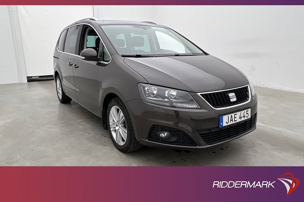 Seat Alhambra 140hk Premium 7-Sits Värm Pano Kamera Navi